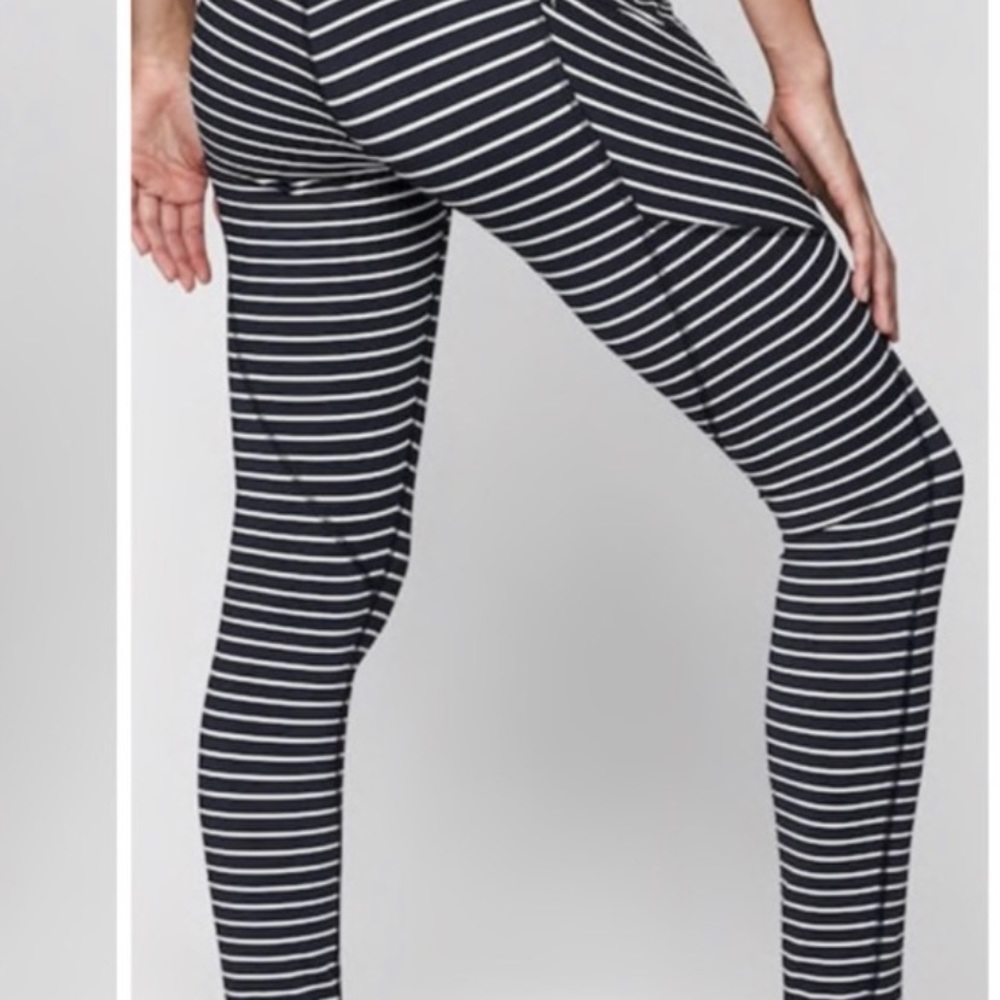 Athleta Stripe Contender 7/8 Tights - Picture 4 of 5